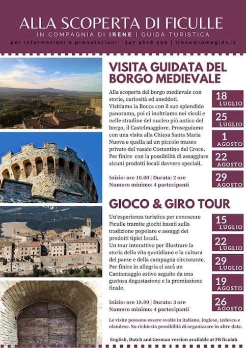 Casa Vacanza In Casale Vicino Orvieto Ficulle Esterno foto